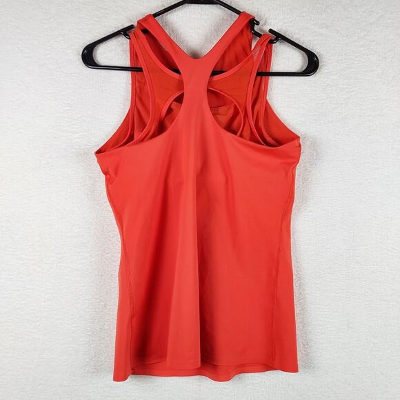 Athleta Womens Workout Tank Top Red Size XS Built In Bra Light Weight - Picture 4 of 7
